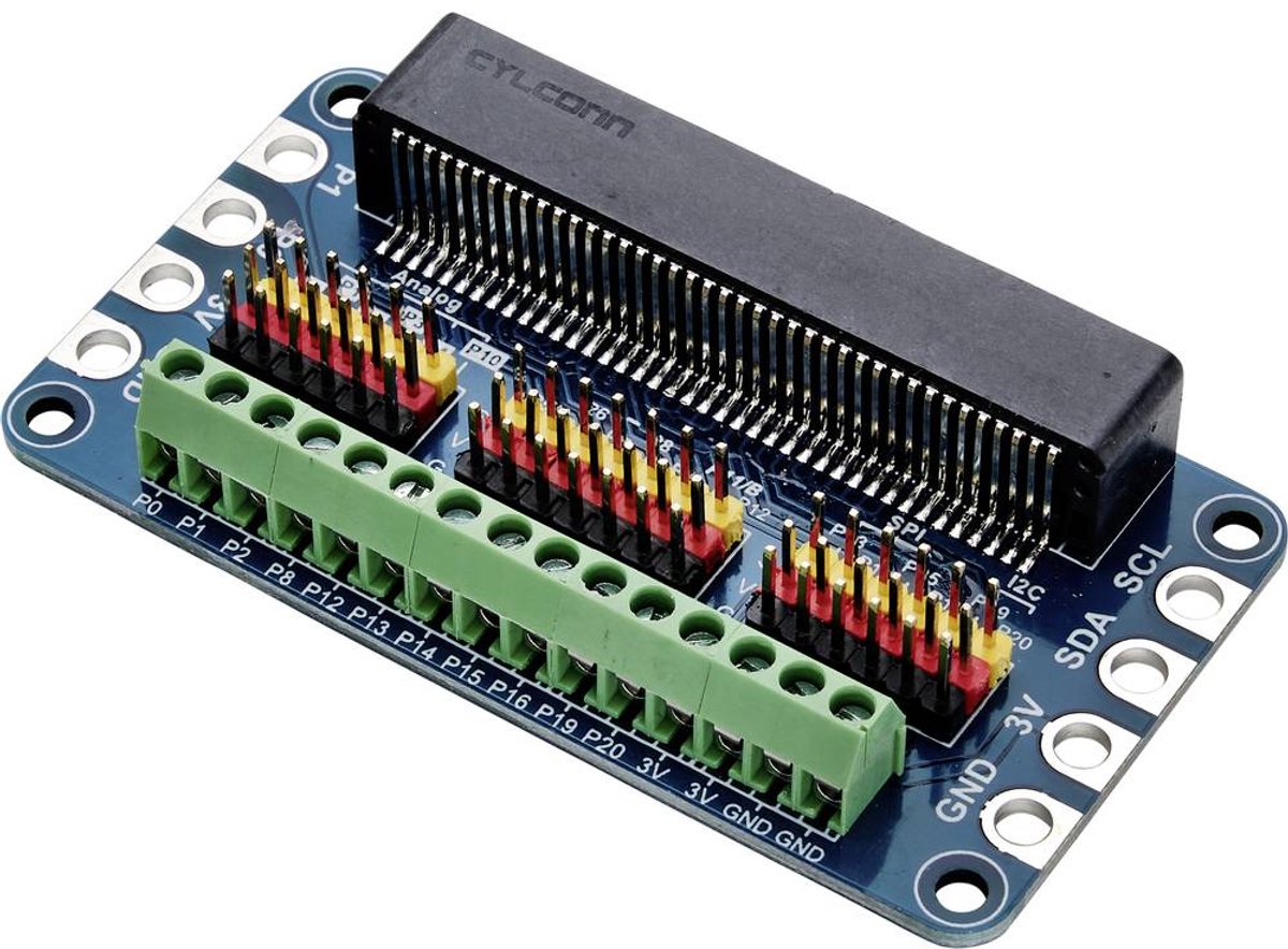 TRU COMPONENTS TC-9072540 N/A Expansionskort Passar till: BBC micro:bit 1 st