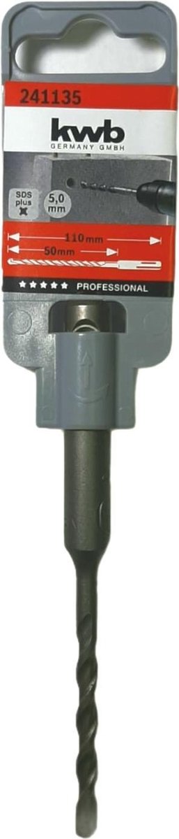 kwb 241135 40CR-stål Borrhammare 5 mm Total längd 110 mm SDS-Plus 1 st