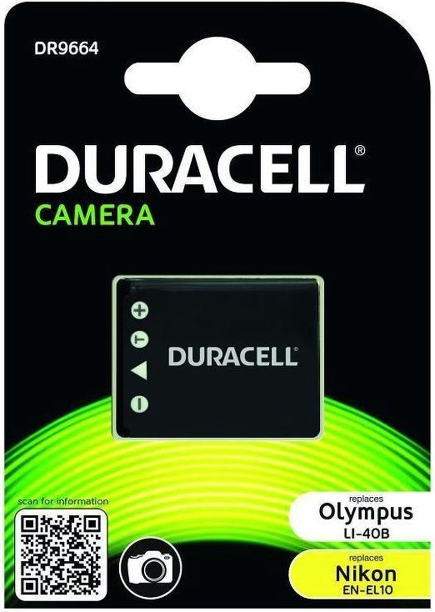 Duracell EN-EL10 Kamerabatteri Ersättning originalbatteri NP-45 3.7 V 630 mAh