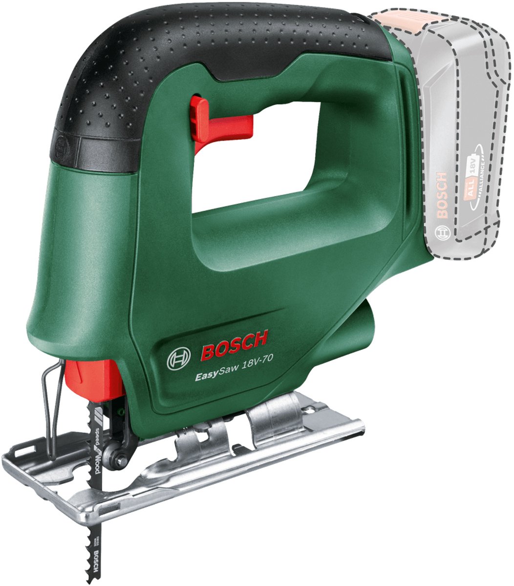 Bosch Home and Garden EasySaw 18V-70 Sticksåg Batteridriven 0603012000 exkl. batteri/laddare 18 V 0 Ah