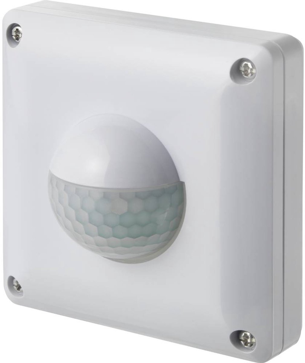 Sygonix SY-4755364 PIR-rörelsedetektor Vägg, Infälld 190 ° Triac Vit IP65