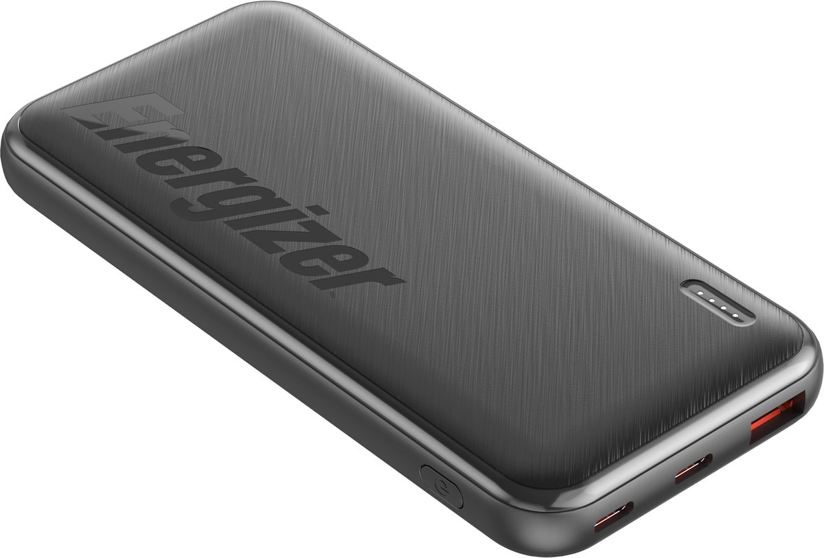 Energizer Ultimate Powerbank 10000 mAh Power Delivery, QC 3.0 LiPo USB-A, USB-C® Svart Statusindikering