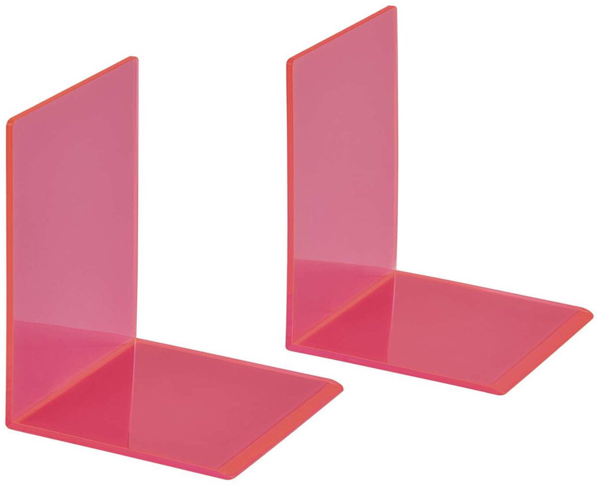 Maul Bokstöd 3513621 Mått - Höjd:130 mm Neonrosa 2 st
