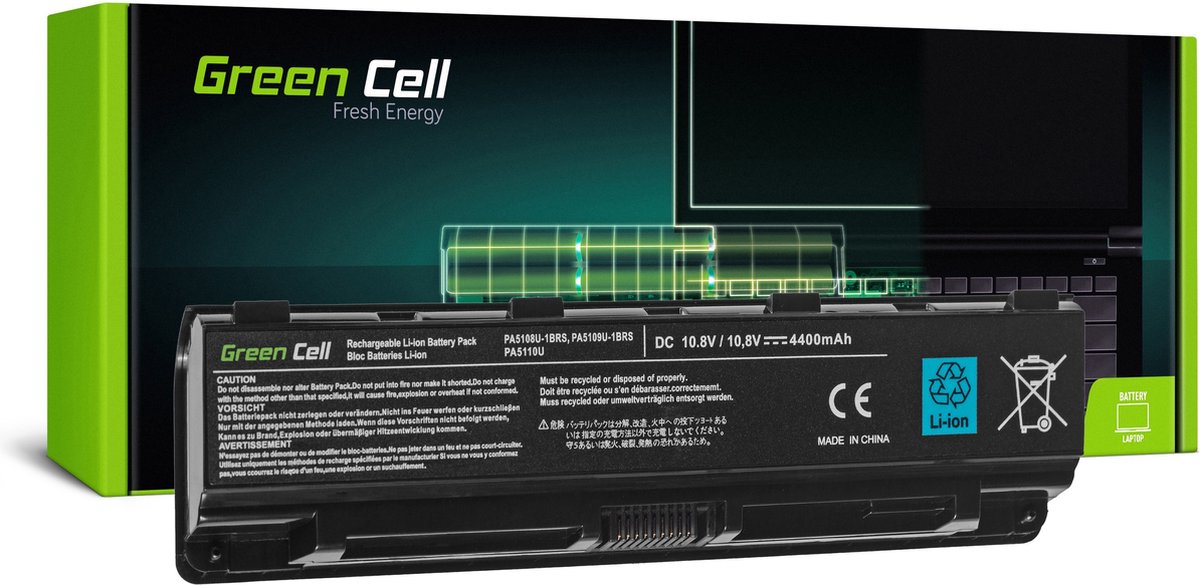 Green Cell Laptop batteri 10.8 V 4400 mAh Toshiba