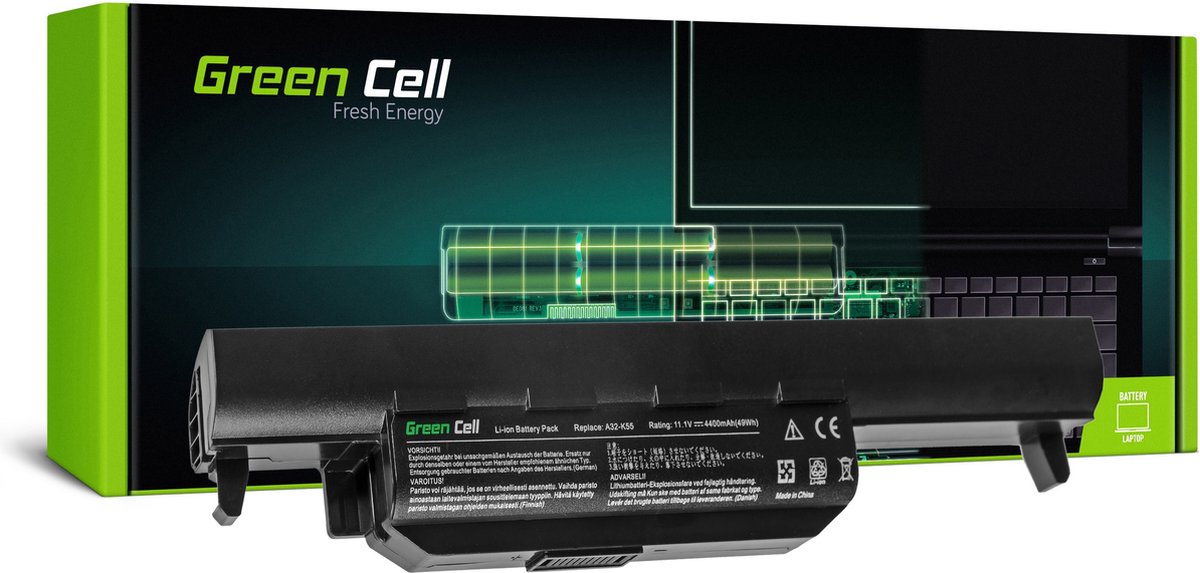 Green Cell Laptop batteri 10.8 V 4400 mAh Asus