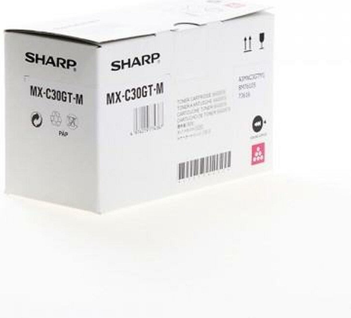 Sharp MXC-30GTM Toner-kit magenta. 6K pages ISO/IEC 19752 for Sharp MX