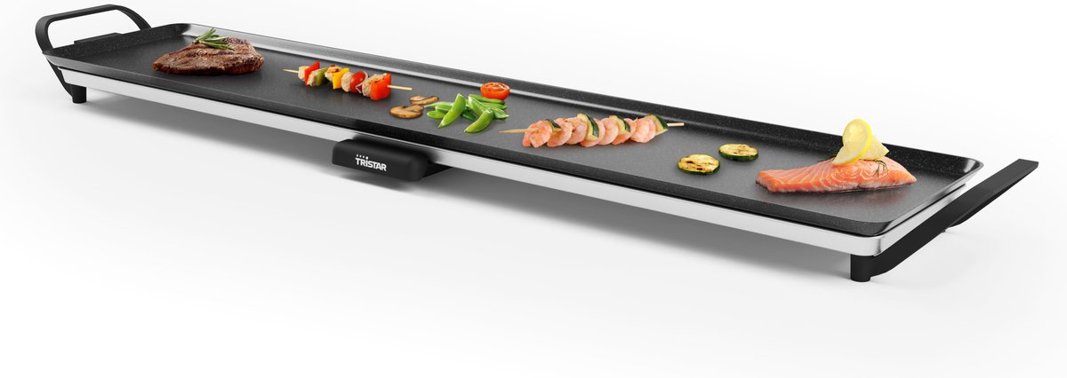 Tristar Slim XXL BP-2670 électrique Plaque de gril noir