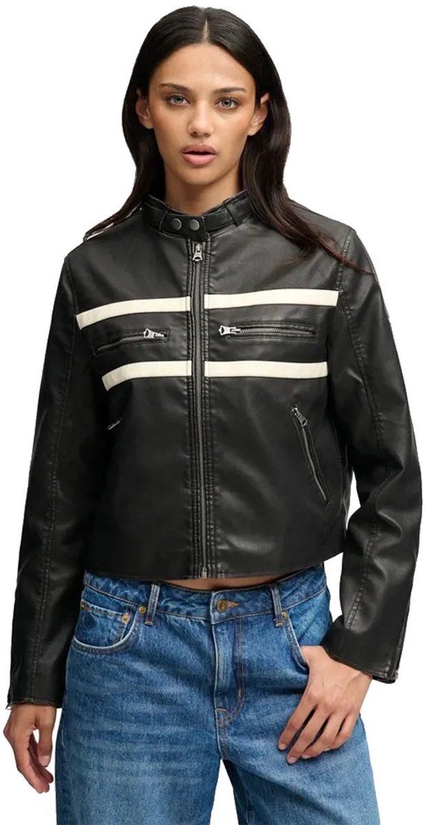 Lederjacke Damen Superdry Moto