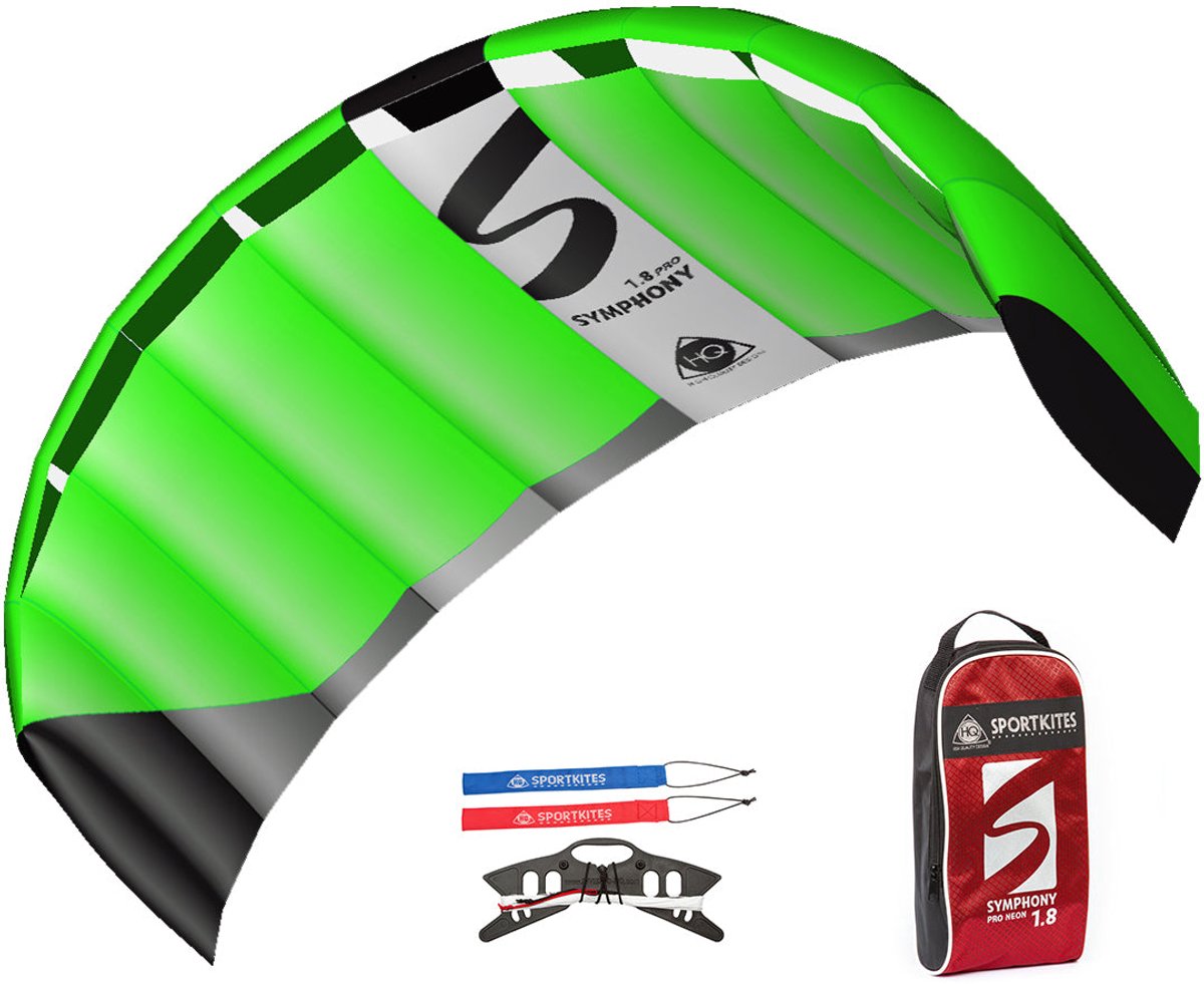 Fertiger Drachen HQ Powerkites Symphony Pro 1.8