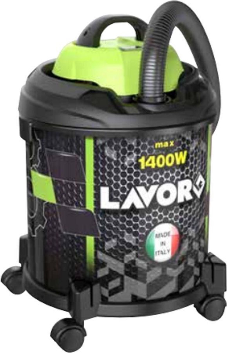 LAVOR 8.251.0002 Aspirapolvere Bidone aspiratutto Nero, Verde