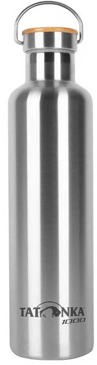 Thermos iccassable bouchon bamboo en acier inox Tatonka