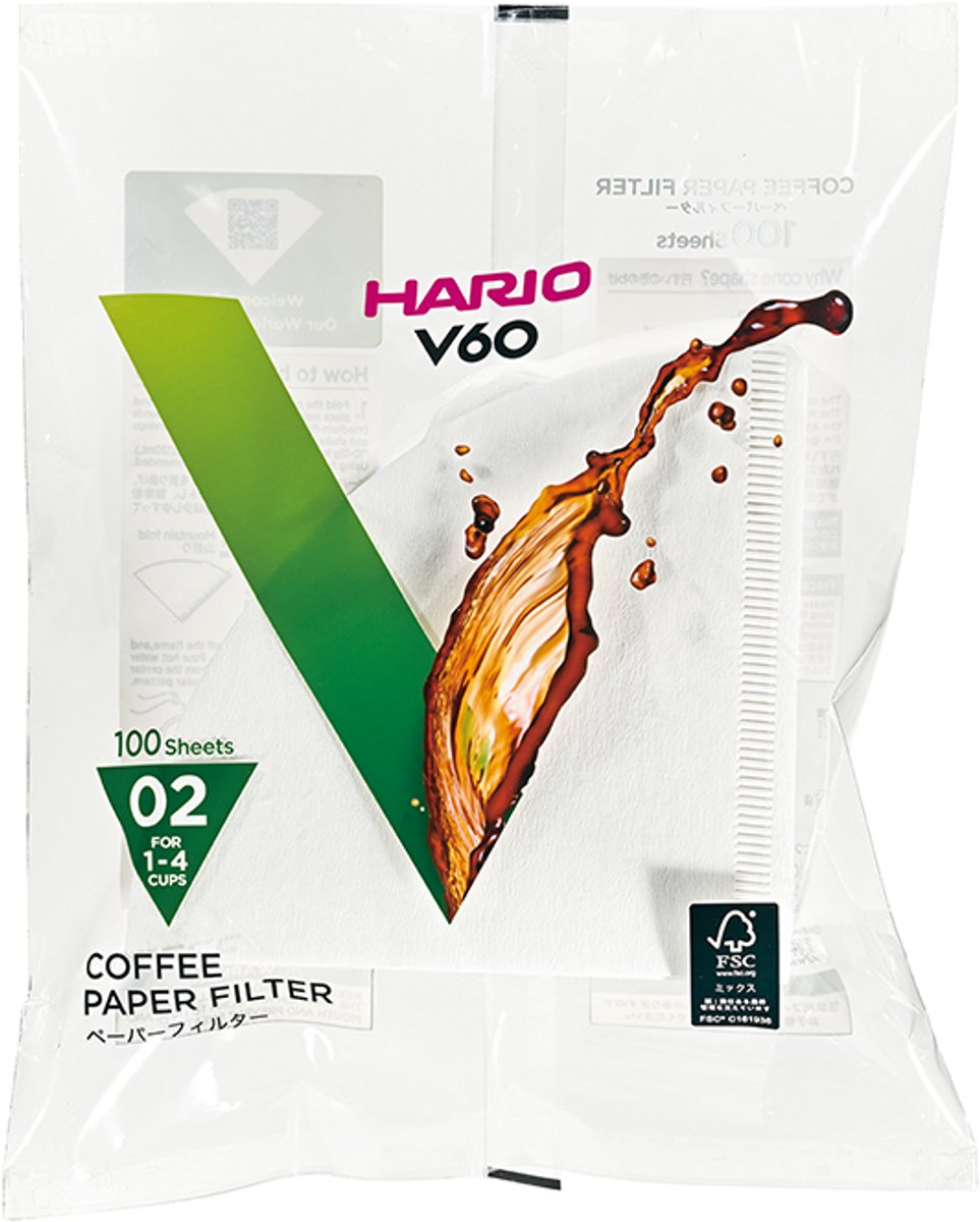 Hario VCF-02-100W coffee filter