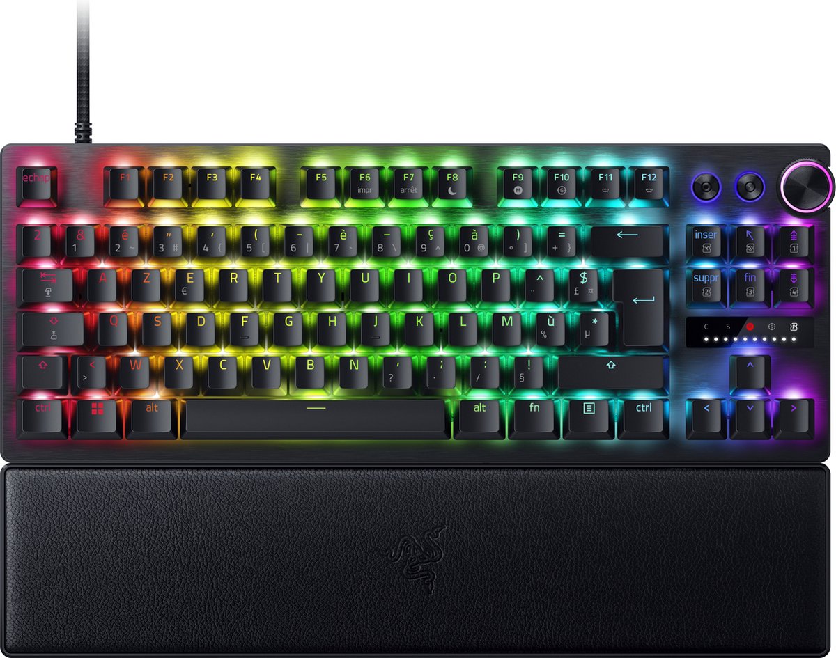 Razer Huntsman V3 Pro TKL - Analog Optical Gen-2 - Gaming Keyboard - Utan numpad - Fransk - Svart