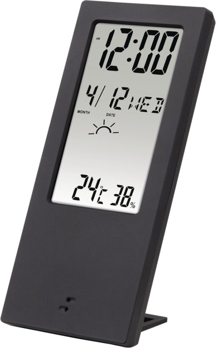 Hama "TH-140" Thermometer/Hygrometer with weather indicator black