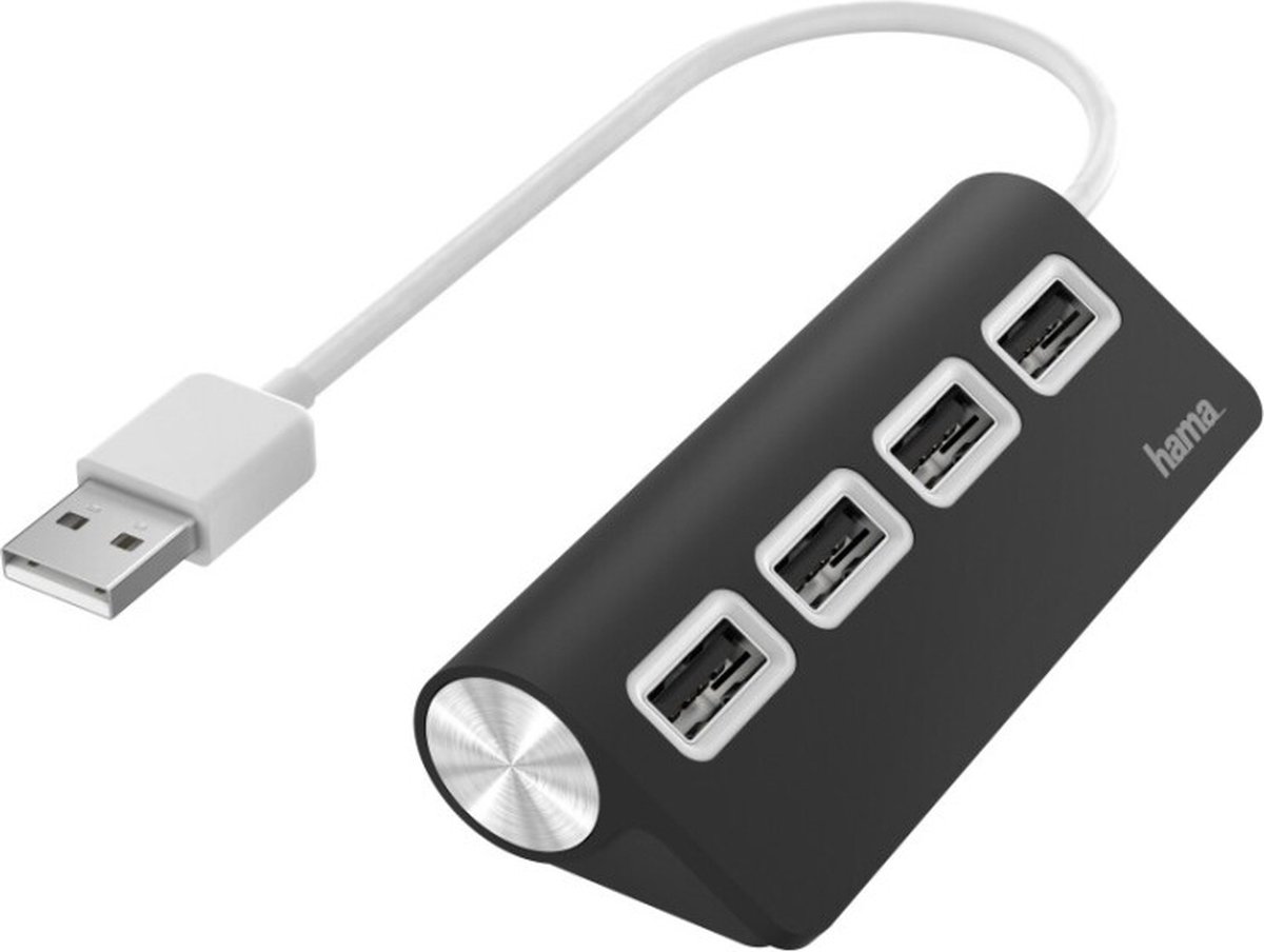 Hama hub - 4 ports USB Hub - 4 porte - Vit