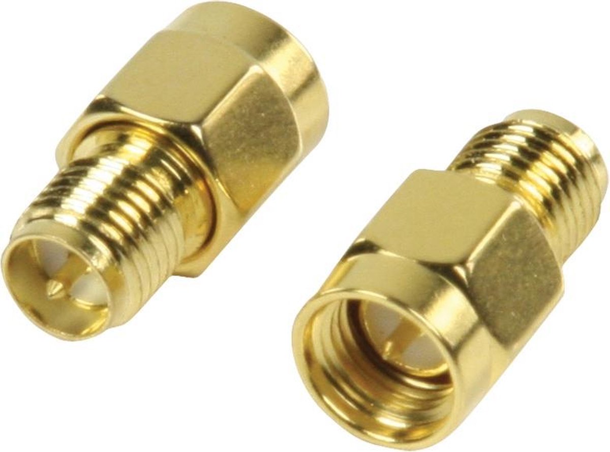 RP-SMA-hona till SMA-hane, 2-pack