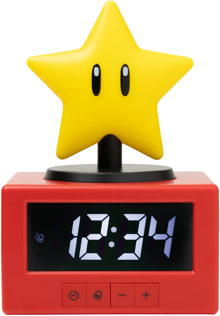 Super Mario Super Star Icon Alarm Clock