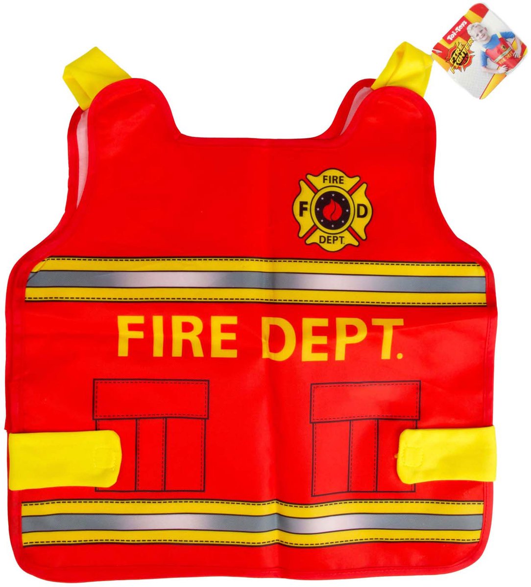 Toi-Toys Fireman vest Fancy dress vest