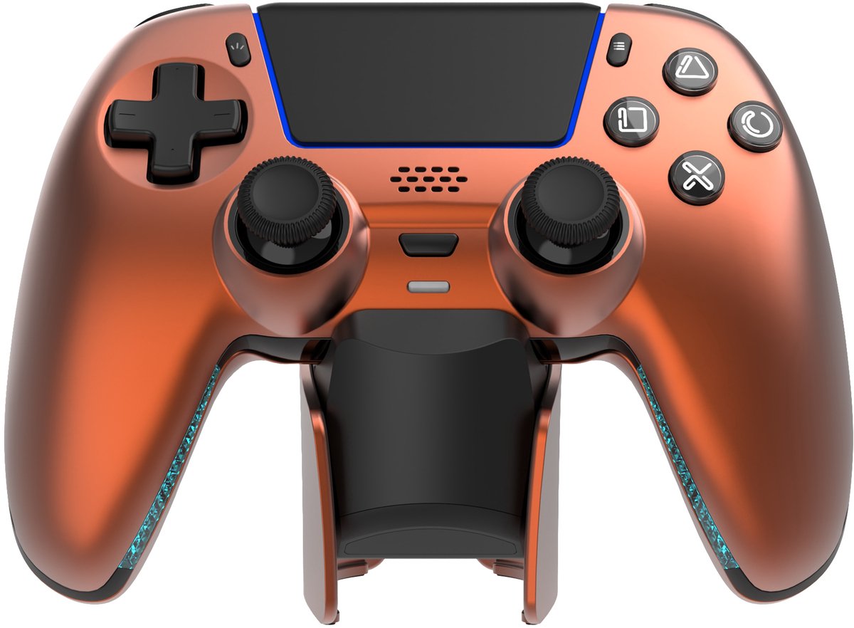 Deltaco Trådlös Kontroller (PS5) - Metallic (Orange Copper)