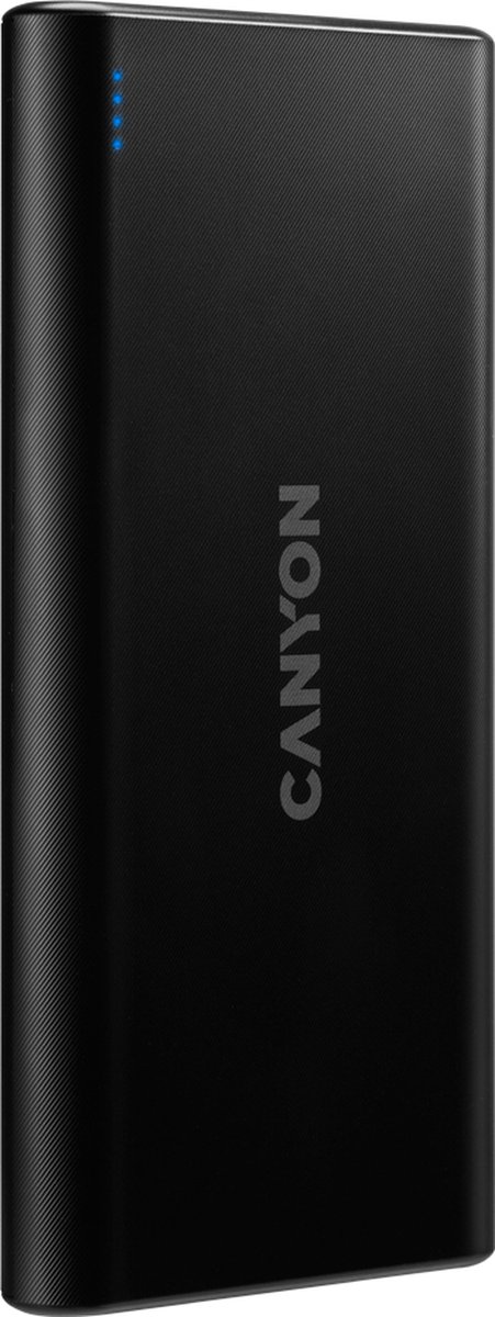 Canyon PB-106 10.000 mAh Powerbank 2x USB-A, Svart - 10000 mAh