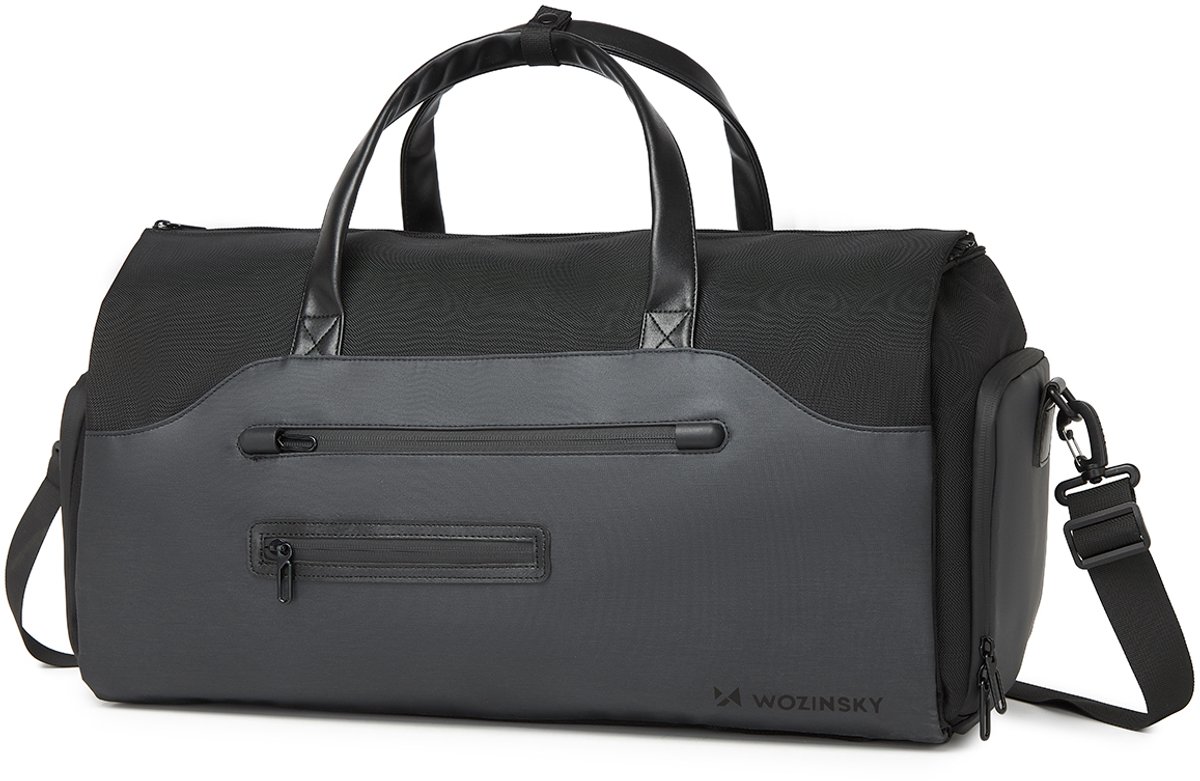 Wozinsky Premium Suit Travel Bag with Wet Pocket (45L) - Black