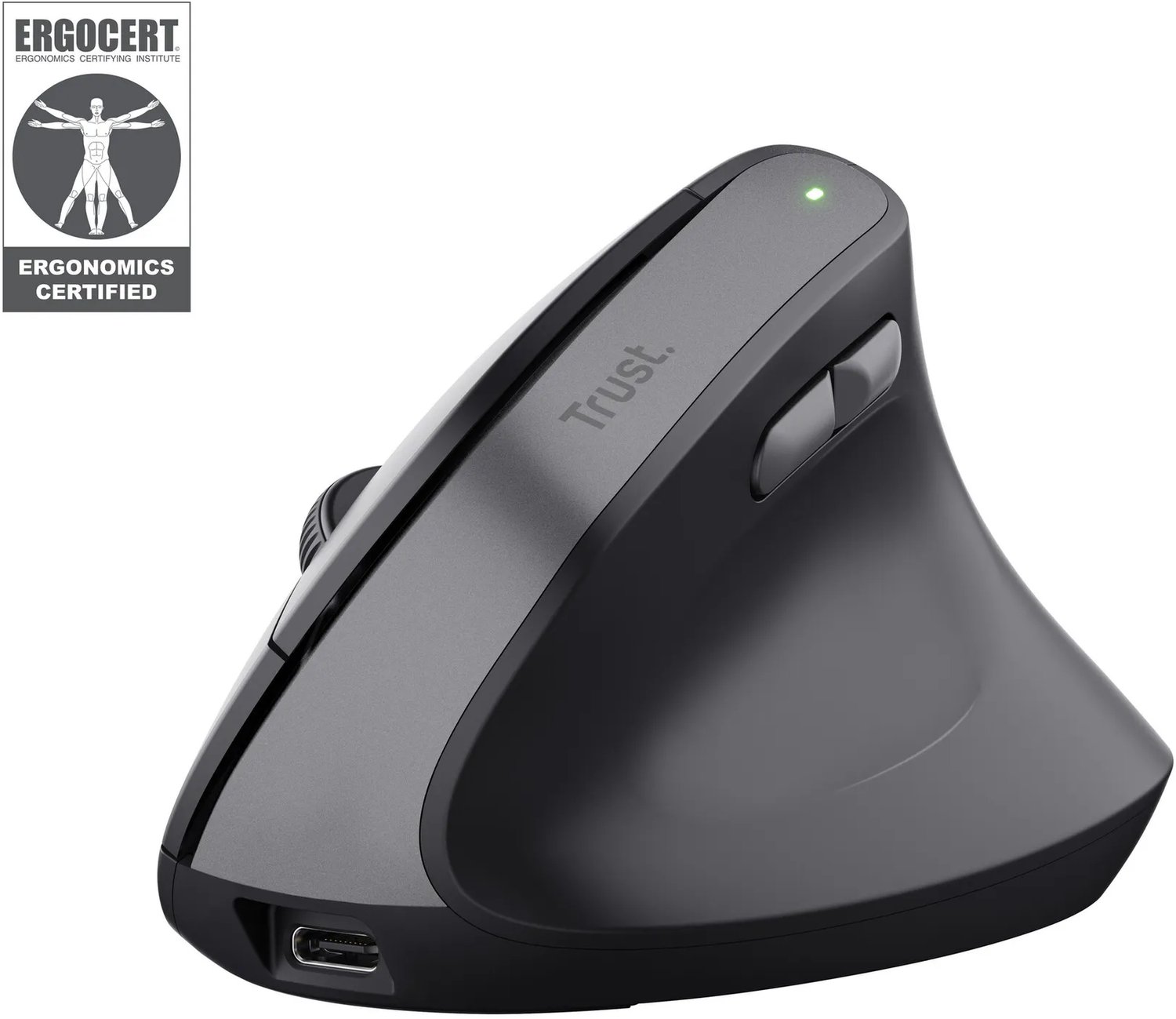 Trust Bayo II Ergonomisk trådlös mus