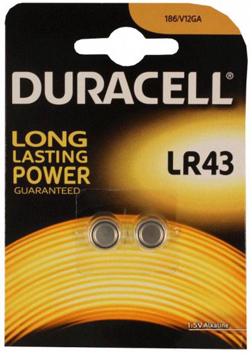 DURACELL LR43 2-Pack