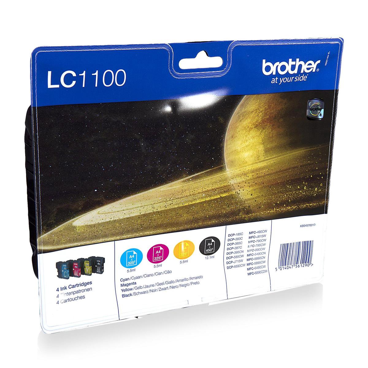 Brother LC1100HY Bläckpatron 4-pack