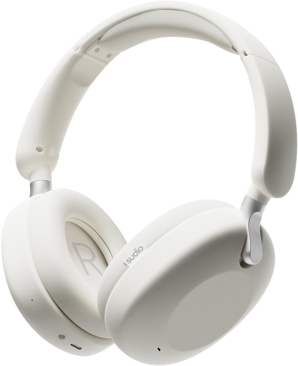 Sudio K2 Pro trådlösa over-ear-hörlurar med ANC Vit