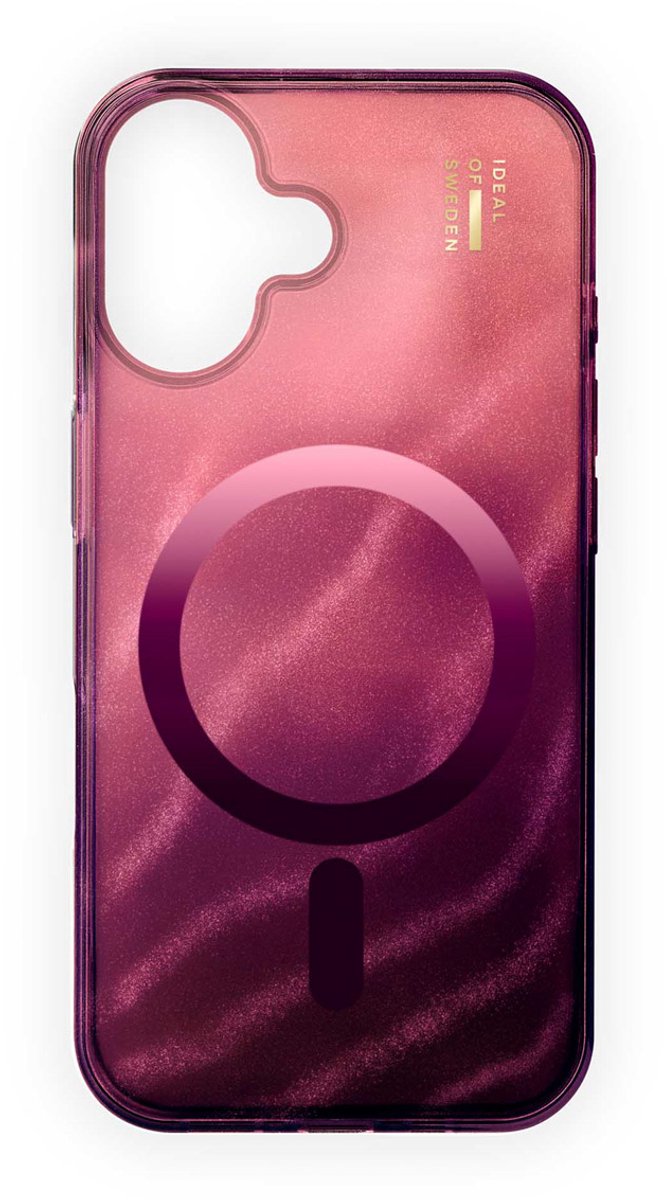 IDEAL OF SWEDEN Clear MagSafe Case för iPhone 17 Cherry Lacquer