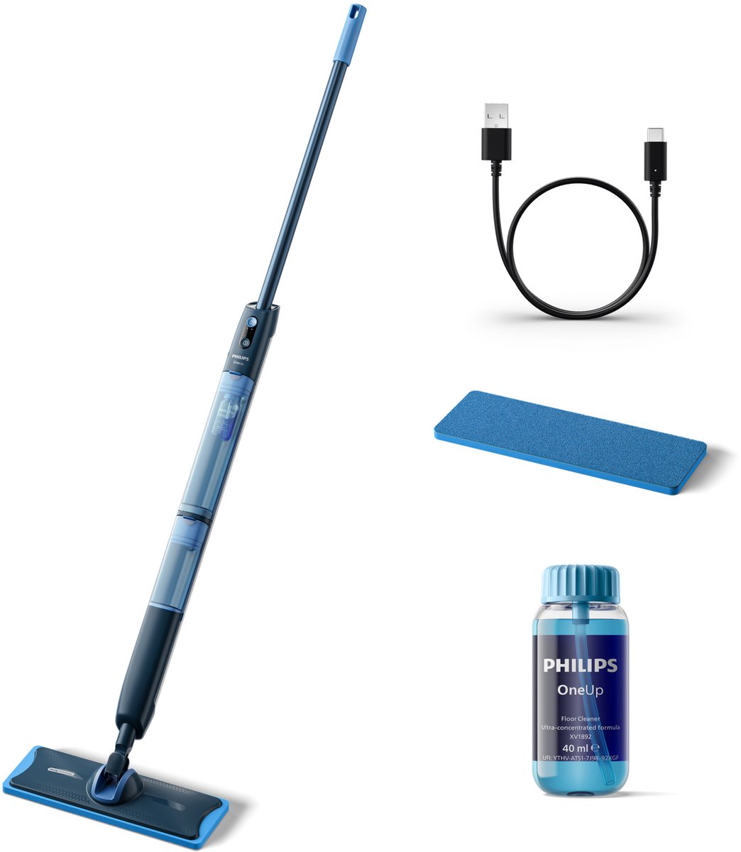 Philips Skaftdammsugare OneUp 5000 Series XV5113 - electric mop - cordless - stick