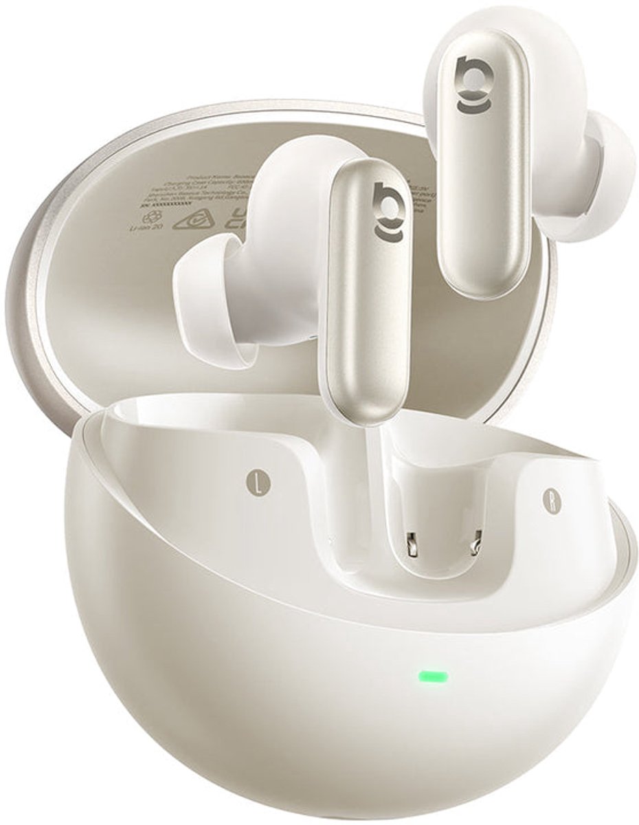 Baseus Inspire XP1 Wireless ANC Headphones - Sound by Bose - Dolby Audio - Milky Way White