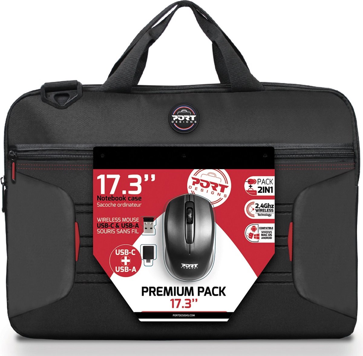 PORT Designs - Premium Pack - notebook carrying case