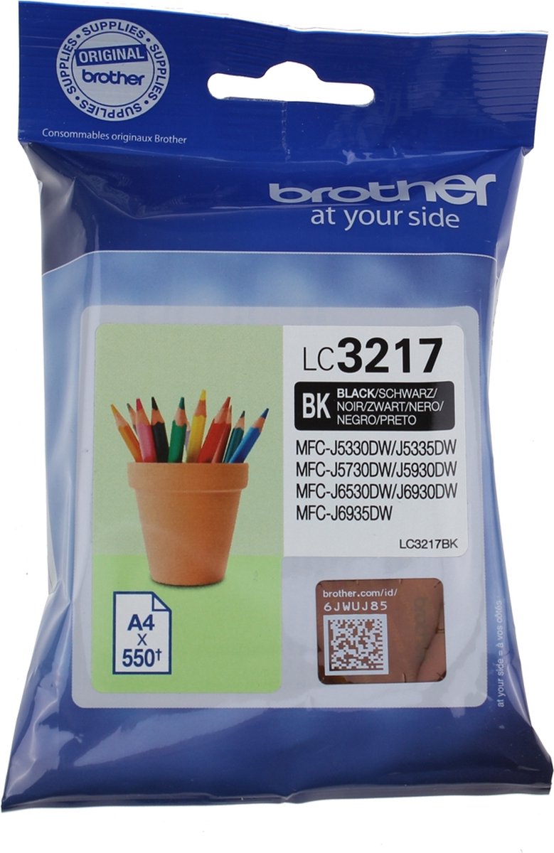 Brother LC3217BK Bläckpatron Svart
