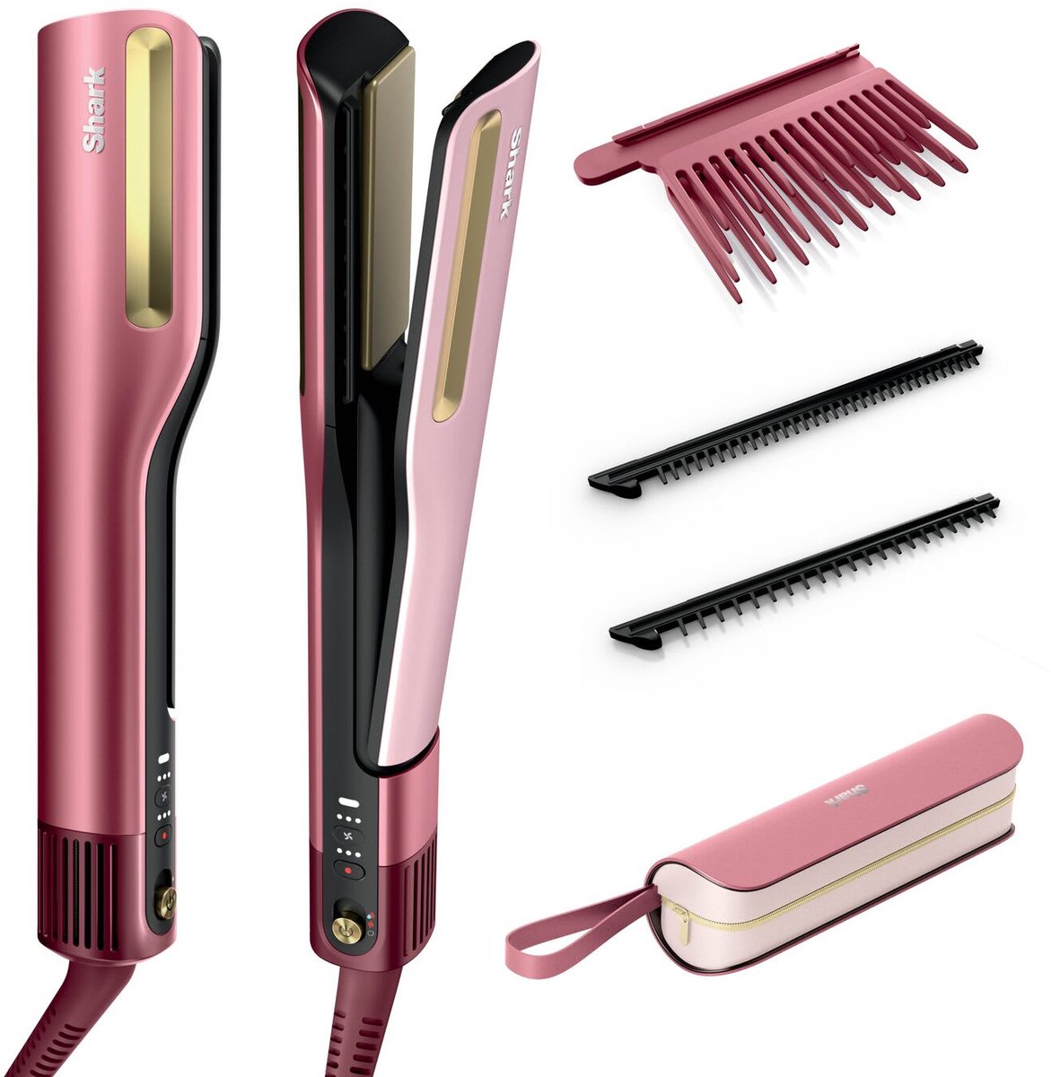 Shark HT401EUPK Silki Pro Straight Plattång - Rosa