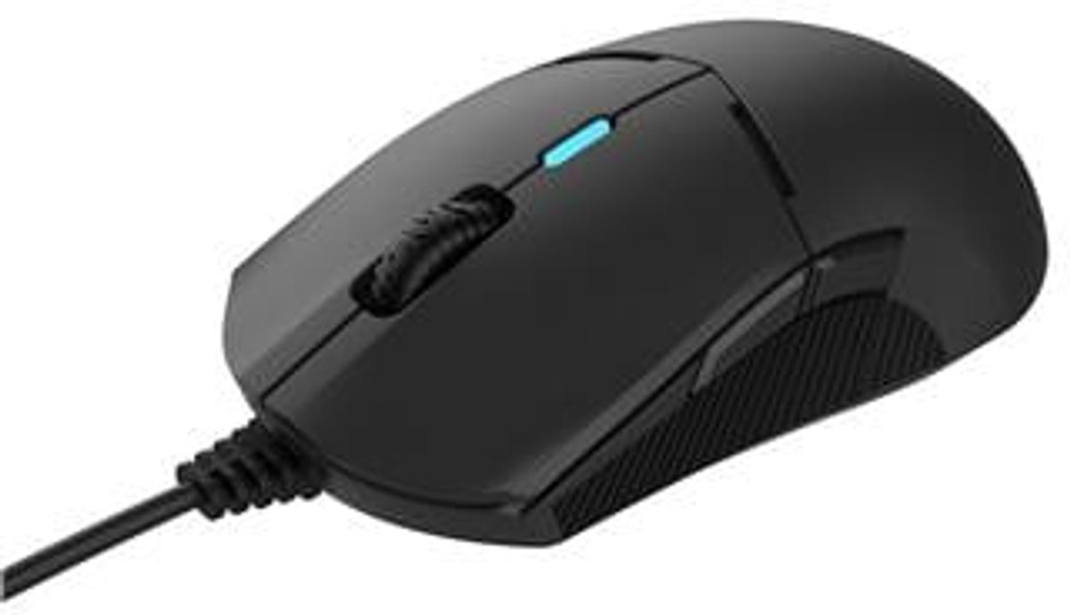 QPAD DX-700 - Mouse - Optic - 8 knappar - Svart