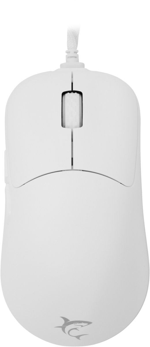 White Shark GRAPHENE Wired - Gamingmus - Optic - 6 knappar - Vit