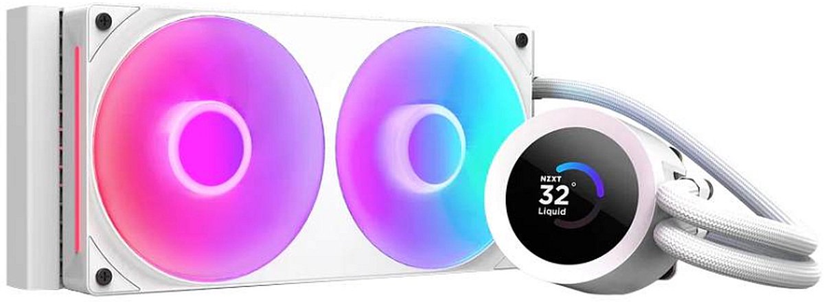 NZXT Kraken Plus 240 RGB - Vit