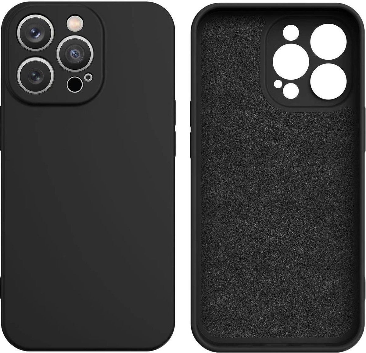 Hurtel Silicone Case for Samsung Galaxy A15 - Black