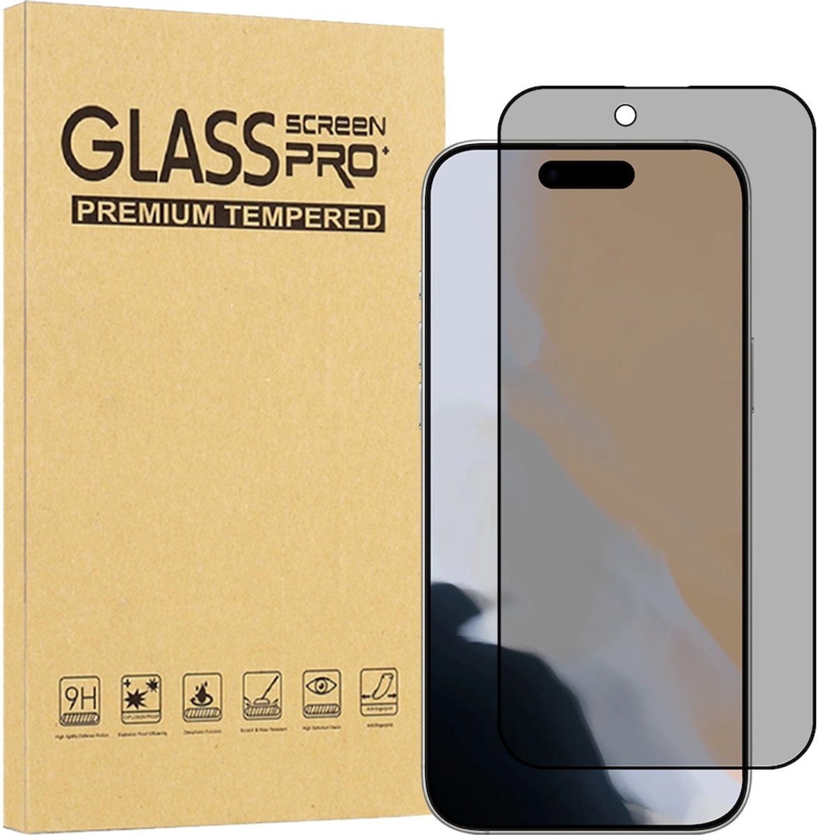 iiglo iPhone Air Privacy skärmskydd