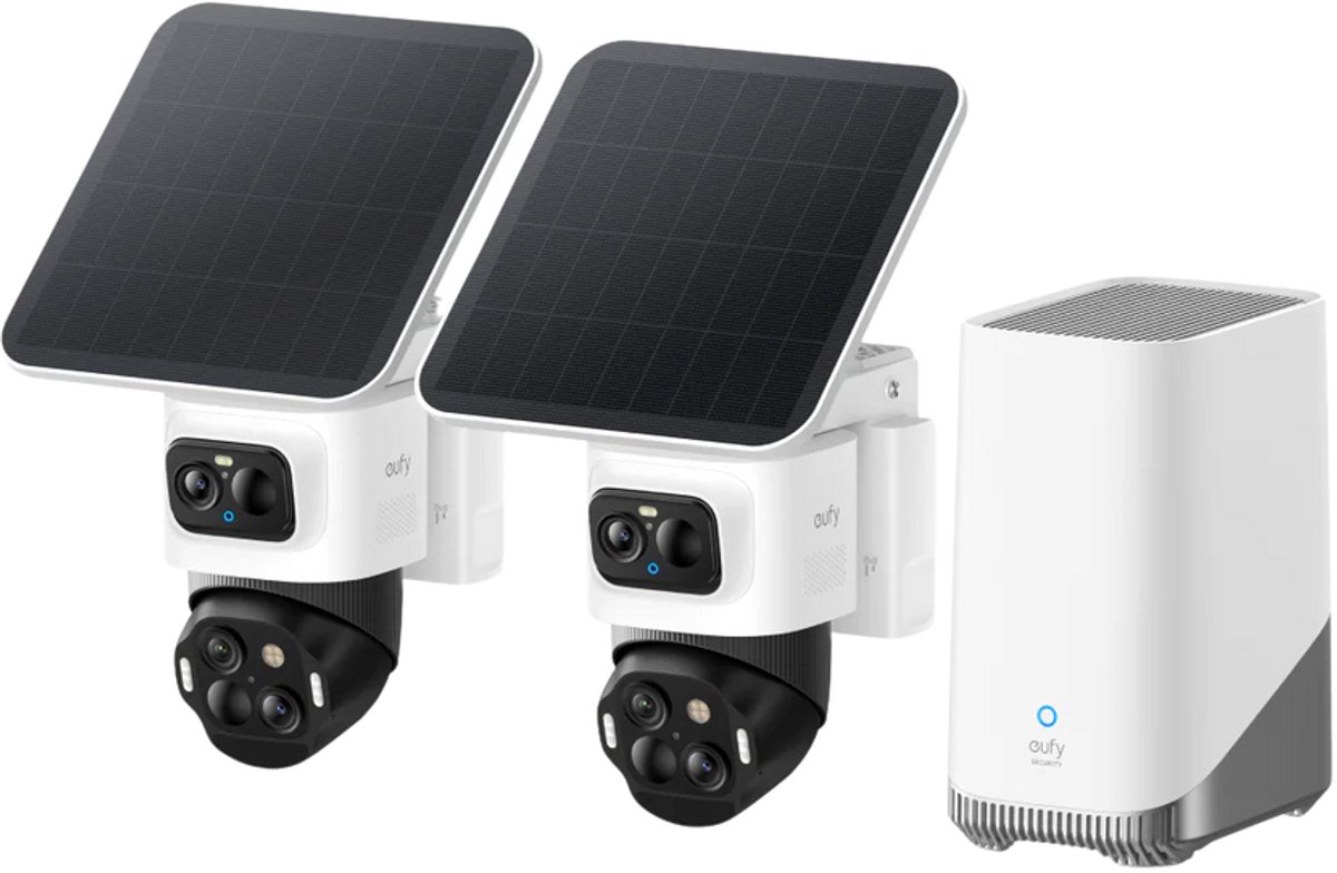 Eufy eufyCam S4 Övervakningssystem med solpanel 2-pack