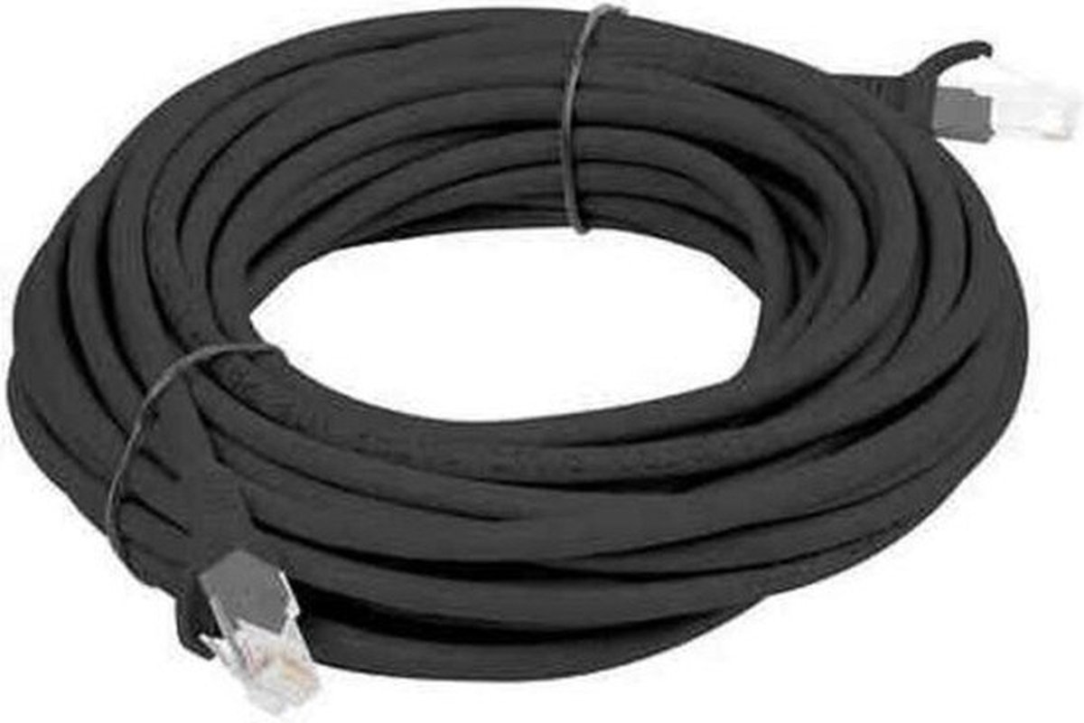 Lanberg patch cable - 5 m - RAL 9004 black - Svart - 5m