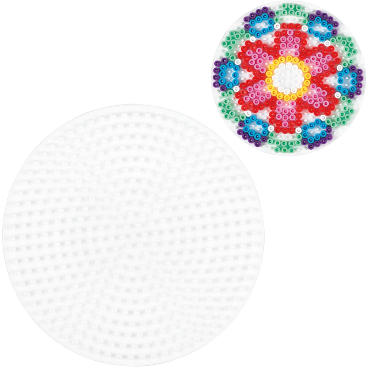 Hama Ironing Beads Pegboard-Circle
