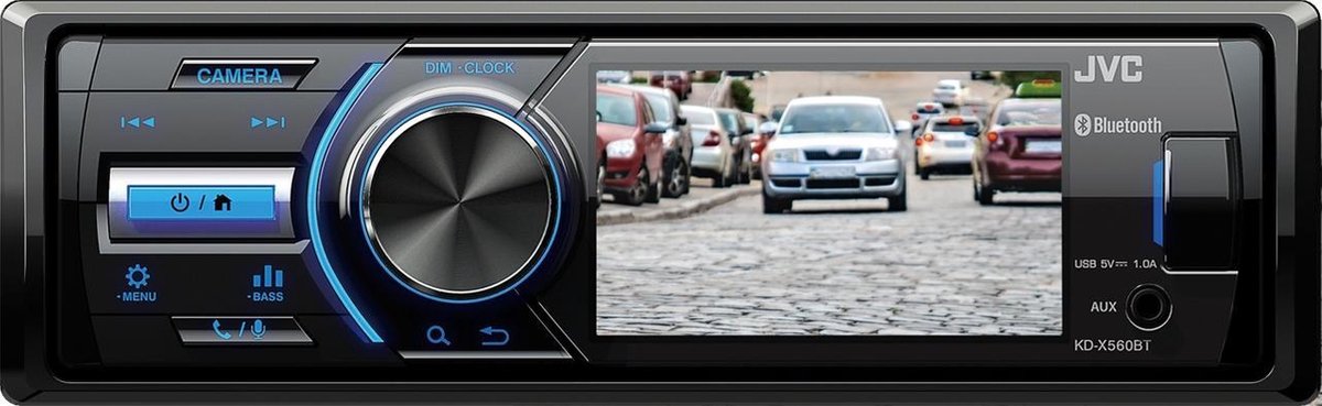 JVC KD-X560BT - digital receiver - display 3" - in-dash unit - Full-DIN