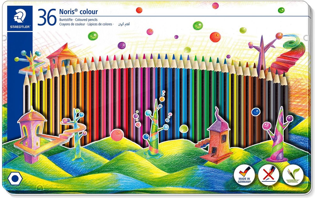Staedtler Col. pencil Noris c. 36pc 100% PEFC