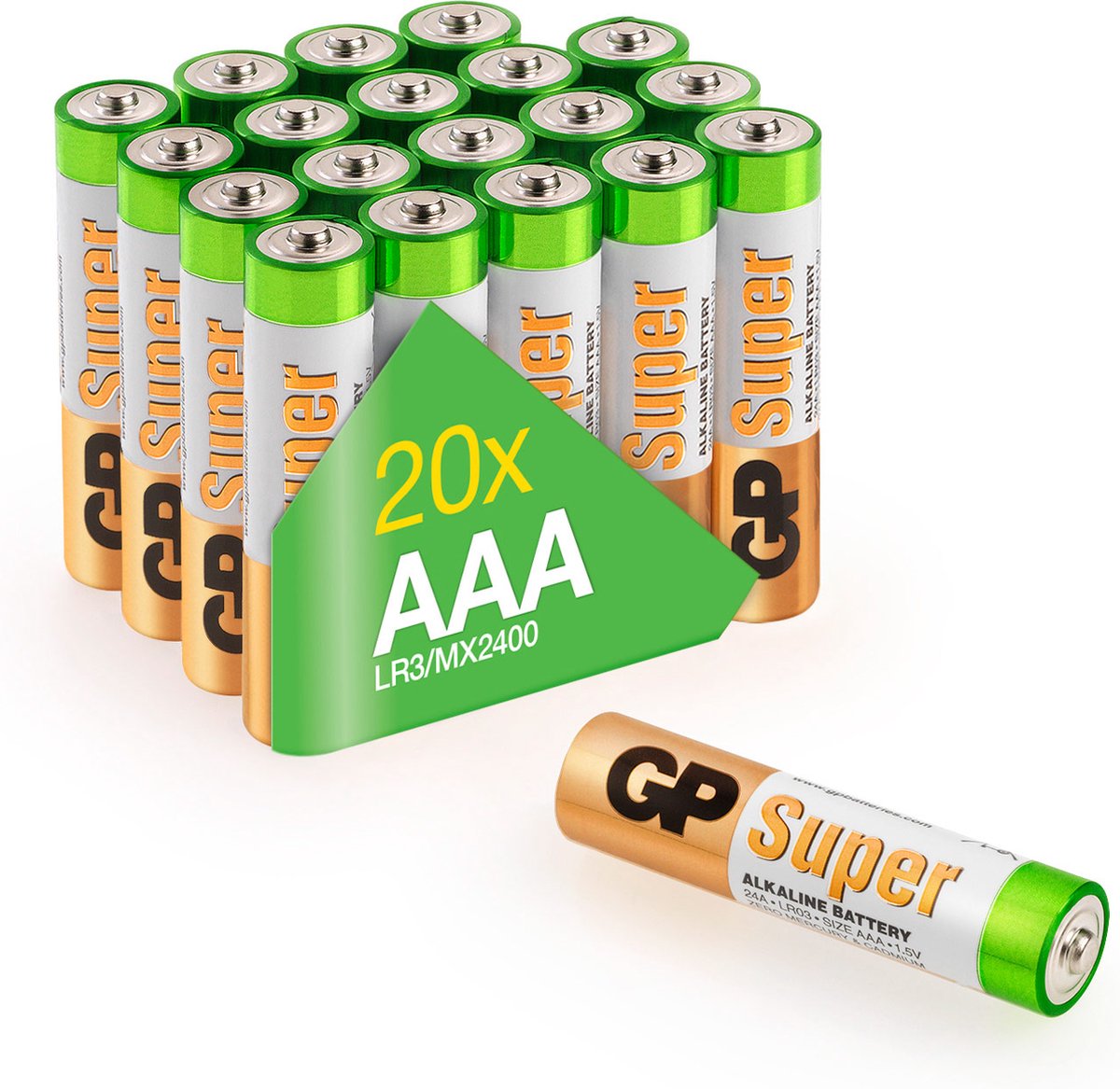 Kjell & Company AAA-batterier (LR03) 20-pack