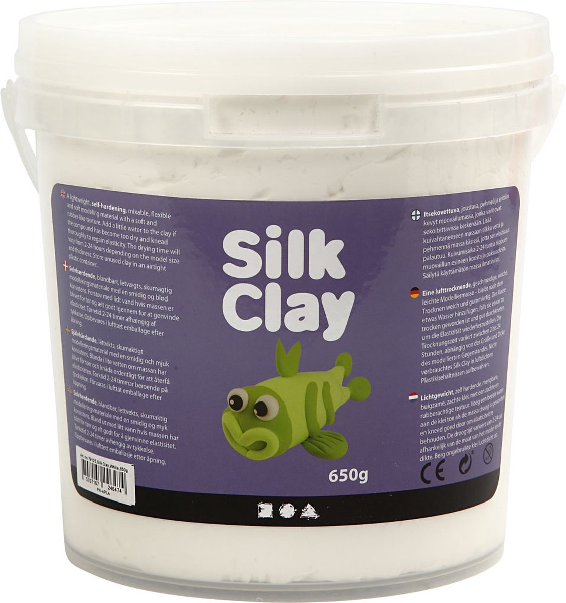 Silk Clay - White 650gr.