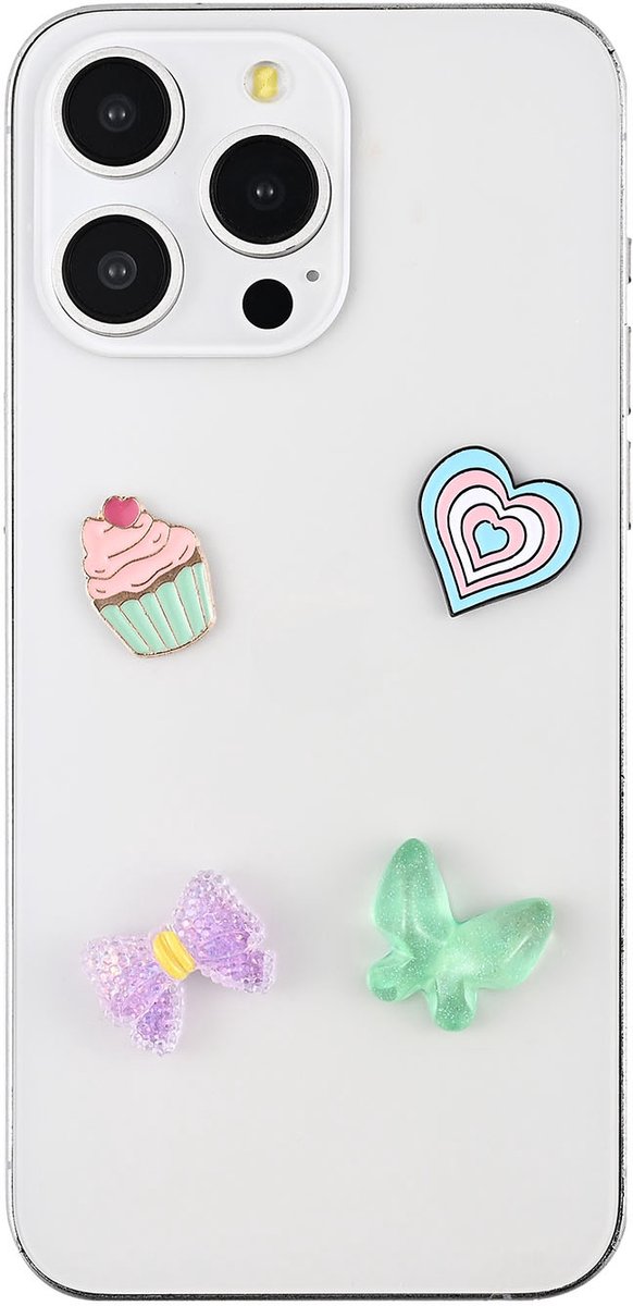 ONSALA Charms Pimp Your Phone Metal and Plastic 4pcs