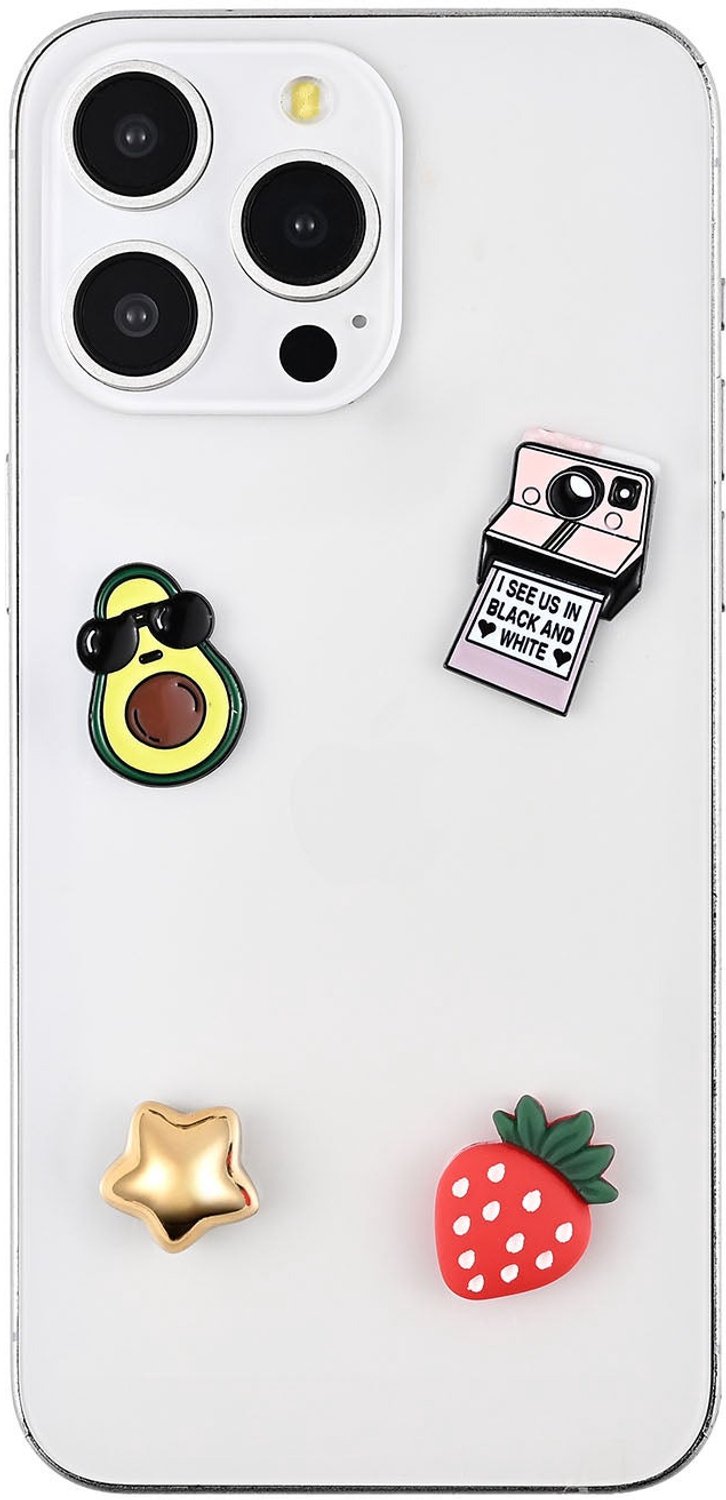 ONSALA Charms Pimp Your Phone Metal and Plastic 4pcs