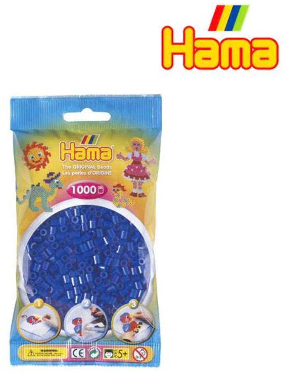 Hama Beads - Blue Neon 1000 pcs